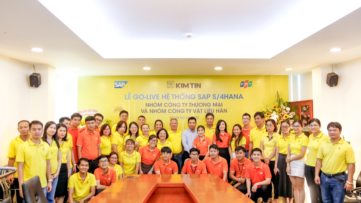 KIM TIN GROUP OFFICIALLY GO-LIVE OVERALL BUSINESS ADMINISTRATION SYSTEM SAP S/4HANA
