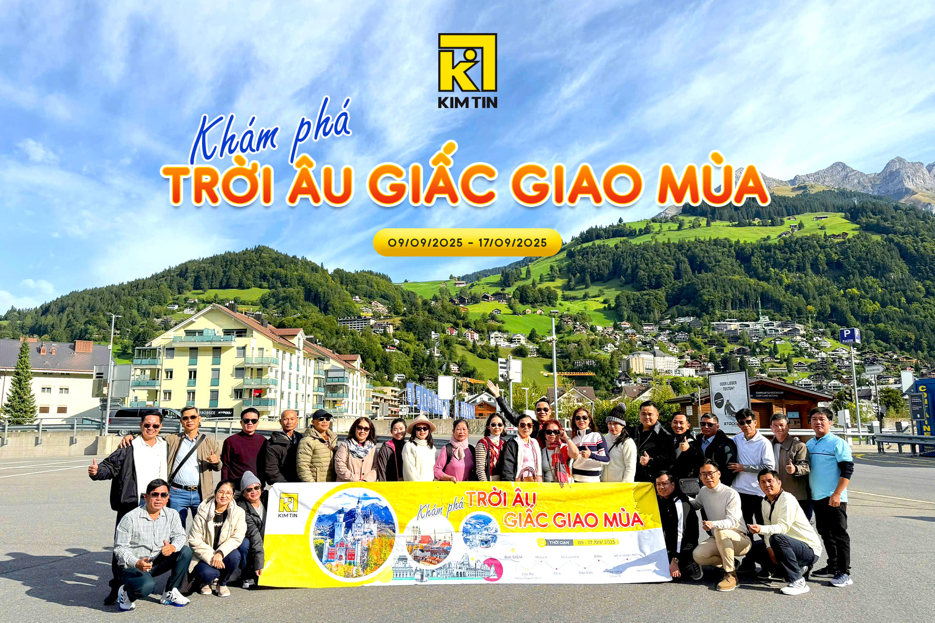 HÀNH TRÌNH KHÁM PHÁ TRỜI ÂU GIẤC GIAO MÙA - MÓN QUÀ TRI ÂN ĐẠI LÝ VẬT LIỆU HÀN 2025