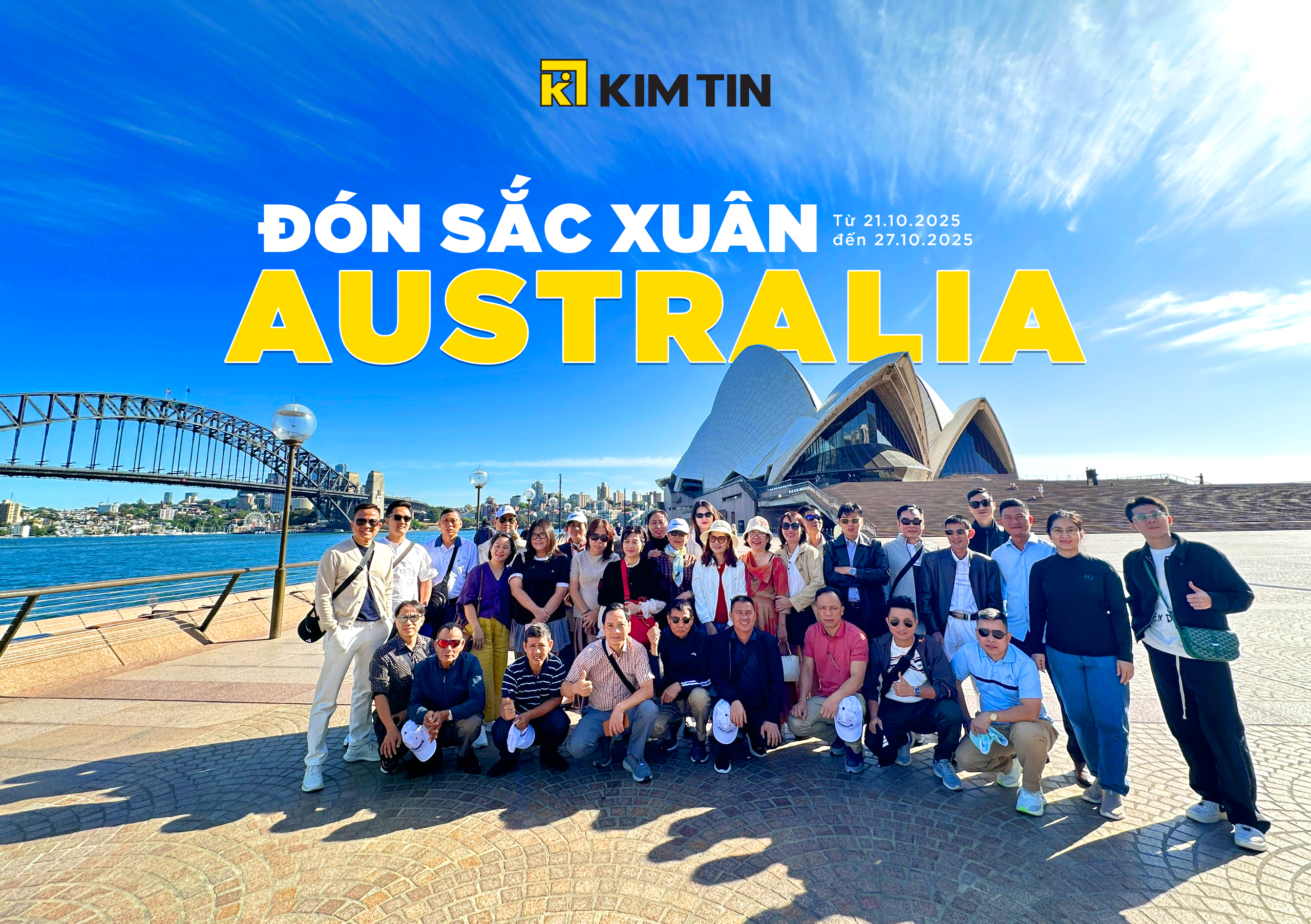 HÀNH TRÌNH TRI ÂN ĐẠI LÝ KIM TÍN - KHÁM PHÁ SẮC XUÂN THƠ MỘNG NƯỚC ÚC