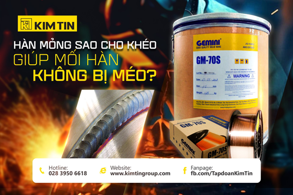 5 BÍ QUYẾT HÀN VẬT LIỆU MỎNG CHẮC ĐẸP, KHÔNG BỊ MÉO